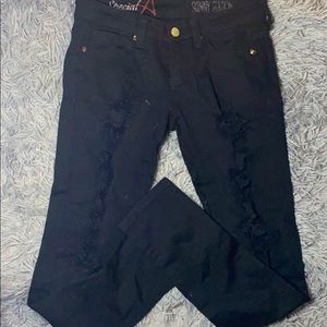 Black Ripped Skinny Jeans